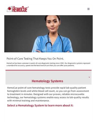 Hemoglobin Test