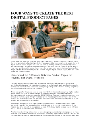 FOUR WAYS TO CREATE THE BEST DIGITAL PRODUCT PAGES-converted