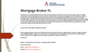 Mortgage Broker FL