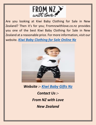 Kiwi Baby Gifts Nz sdf
