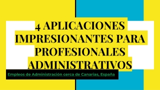Empleos de Administración cerca de Canarias, España