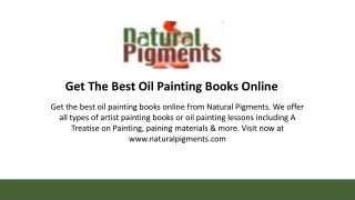 Get The Best Oil Painting Books Online