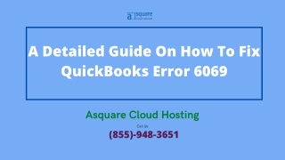 Troubleshooting Methods QuickBooks Error Code 6069- Consult Now!