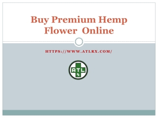 Buy Premium Hemp Flower  Online - Atlrx