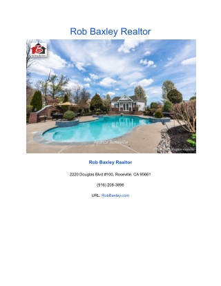 Rob Baxley Realtor