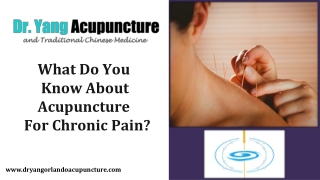 Acupuncture For Chronic Pain