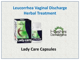 Lady Care Capsule for Leucorrhoea Treatment