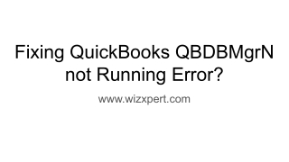 QBDBMgrN not running issue.pdf