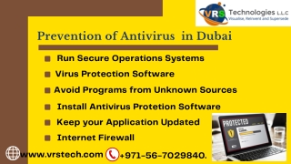 What are the Tips to Prevent Antivirus in PC at Dubai?