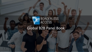 Borderless Access - Global B2B Panel Book