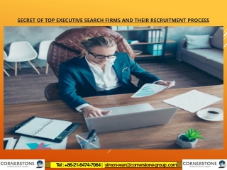 Secret of top executive search firms and their recruitment process