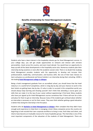 Benefits of Internship for Hotel Management students-converted