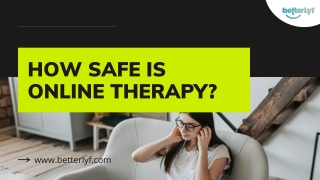 How safe is online therapy?