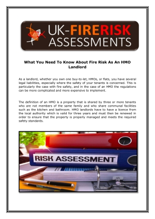 What You Need To Know About Fire Risk As An HMO Landlord