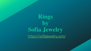 Rings by - Sofia Jewelry