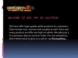 Sex Toys In Lalitpur