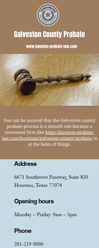 Galveston County Probate - Houston-probate-law.com