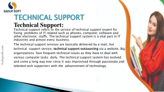 Technical Support