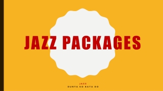 Jazz packages