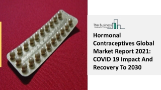 Hormonal Contraceptives Market Demand, Growth, Future Trends Report To 2030