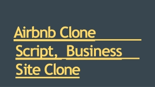 Readymade Best Airbnb Clone Script - ScriptStore.in