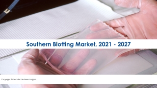 Southern Blotting Market Industry Regional Demand Till 2027