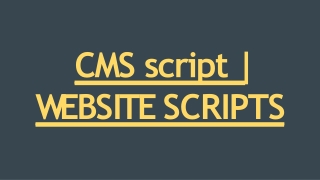 Best CMS Clone Script - Scriptstore.in