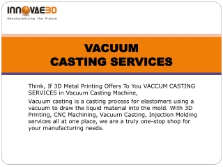 Best Vaccum Casting Services in Pune