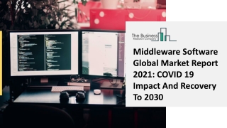 Middleware Software Market Size, CAGR Status, Share And Drivers