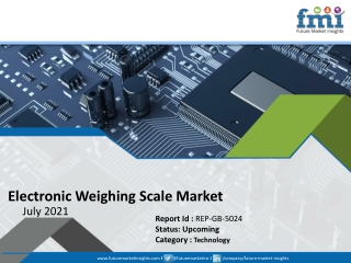 Electronic Weighing Scale Market