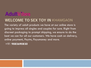 Adult Toys In Khamgaon