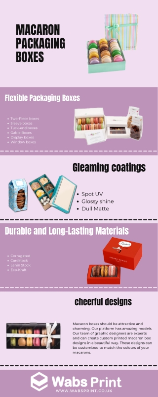 Wabs Print & packaging Offering Macaron Boxes in the UK