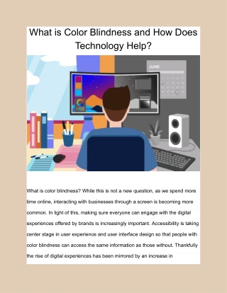 What is Color Blindness and How Does Technology Help_