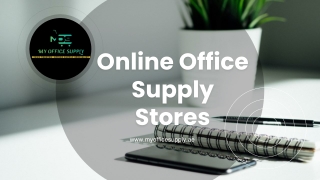 Online Office Supply Stores | My Office Supply