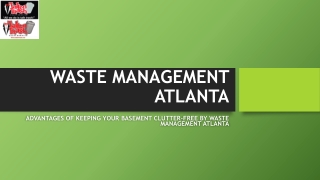 WASTE MANAGEMENT ATLANTA