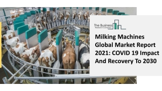 Global Milking Machines Market Overview And Top Key Players by 2030