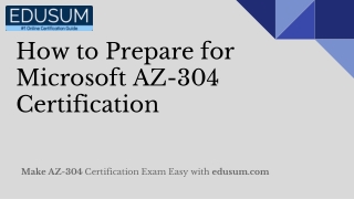 Relevant AZ-304 Exam Dumps