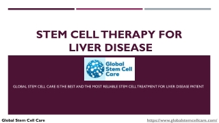 Stem Cell Therapy For Liver Disease