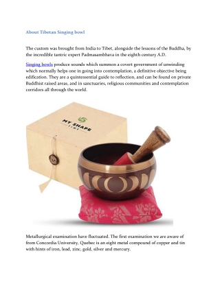 What are the benefits of Tibetan singing bowls