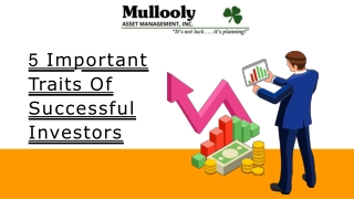 5 Important Traits Of Successful Investors
