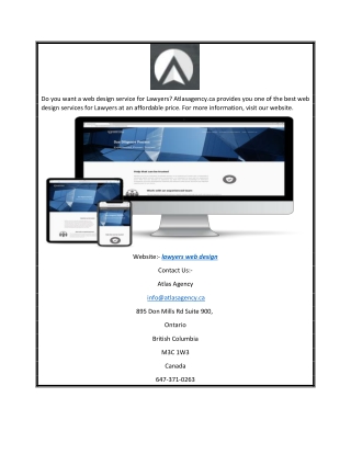Lawyers web design | Atlasagency.ca