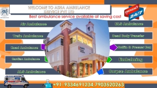 Book highly specialized Road Ambulance Service at low cost |ASHA