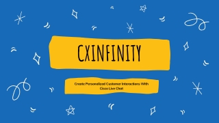 Create Personalized Customer Interactions with Cisco Live Chat