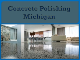 Concrete Polishing Michigan