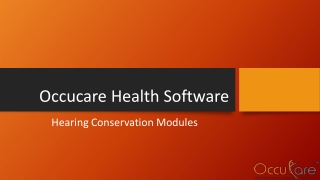 Hearing Conservation Modules