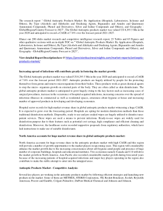 Antiseptic Products Market Size, Share, Trends