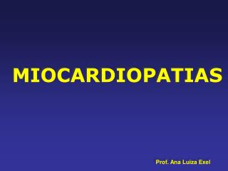 MIOCARDIOPATIAS