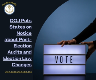 Notice about Post-Election Audits and Election Law Changes | News Agency in Batt