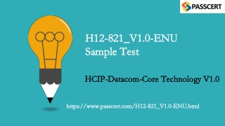 HCIP-Datacom-Core Technology V1.0 H12-821_V1.0-ENU Dumps