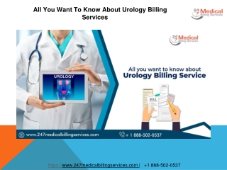 All You Want To Know About Urology Billing Services